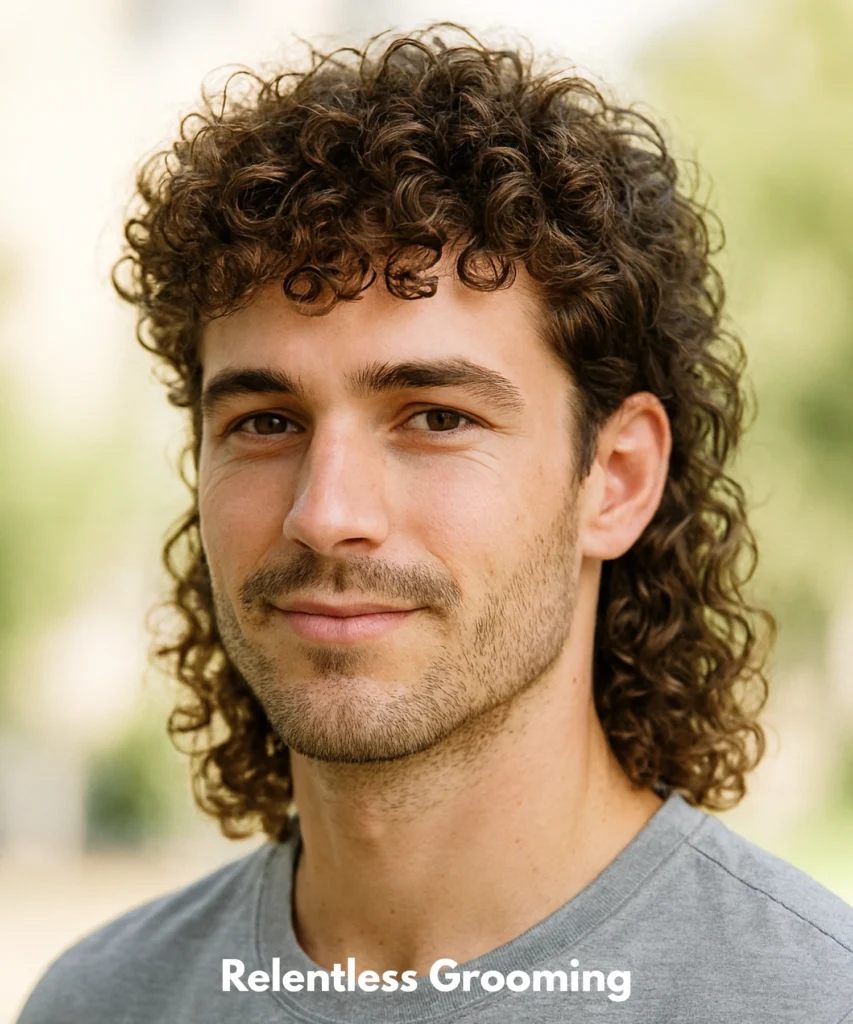 Curly Mullet