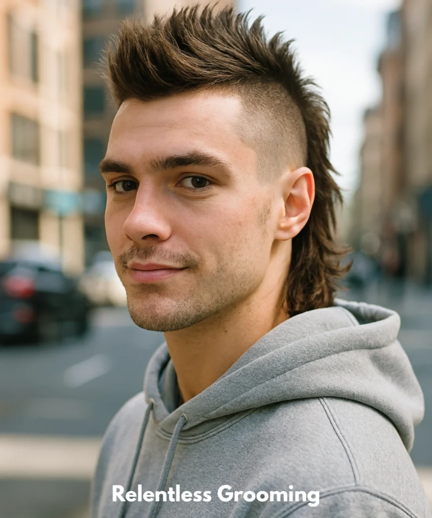 Faux Hawk Mullet