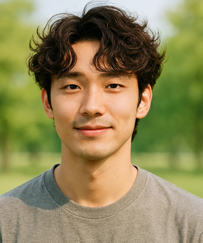 K-Pop Inspired Curly Style