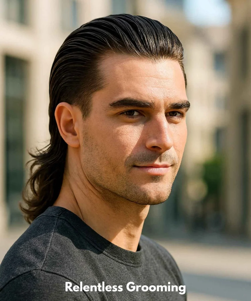 Slick-Back Mullet