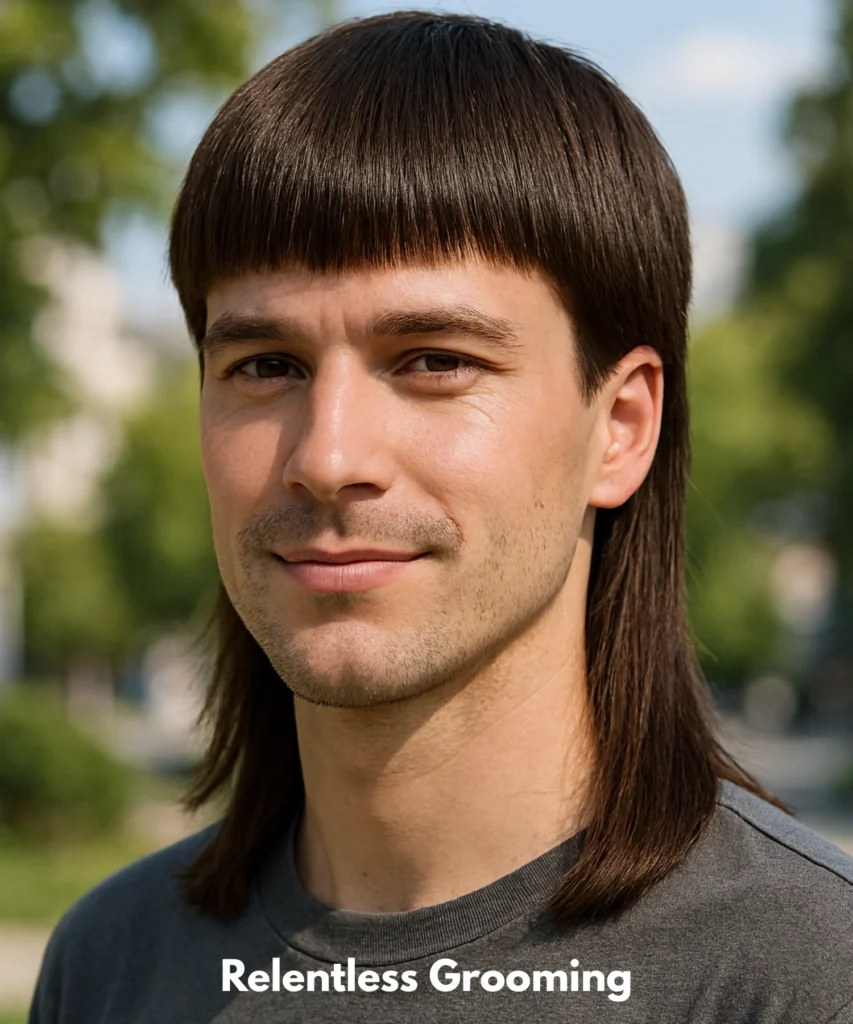 Straight Hair Mullet