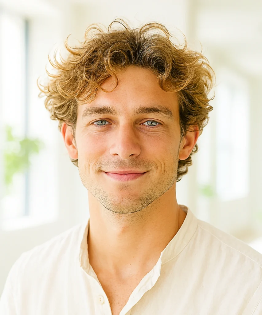 Surfer Curly Hair