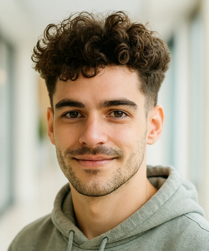 Textured Curly Blowout
