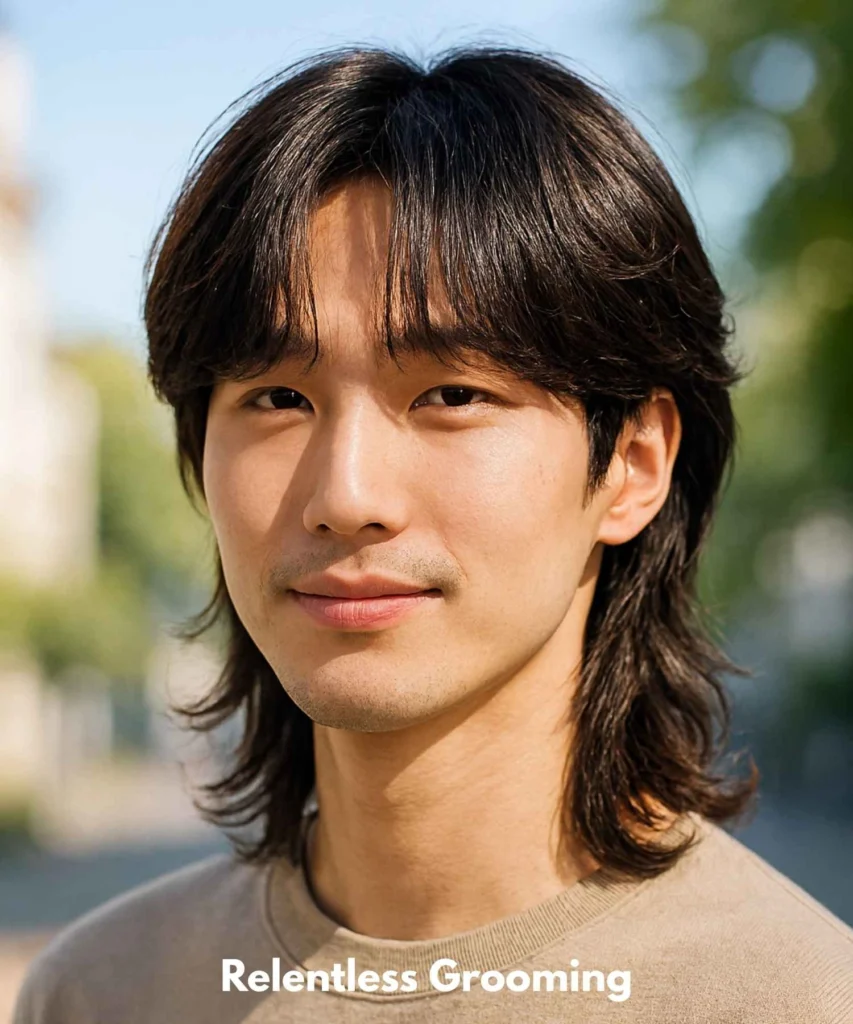 K-Pop Inspired Mullet