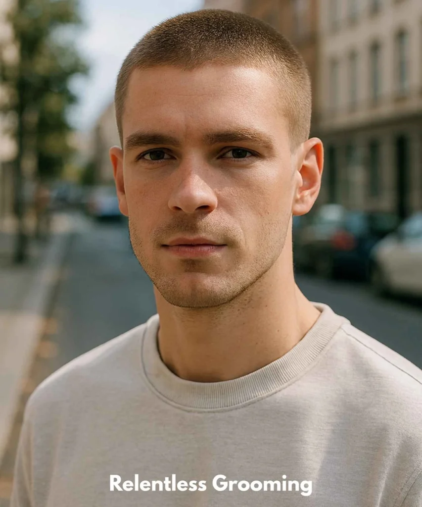 Buzz Cut Men: Sleek Haircuts for a Confident Look 23 Long Buzz Cut