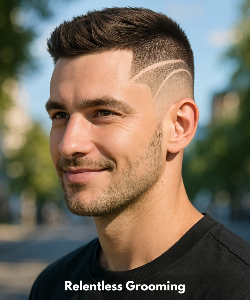 Low Fade with Design 