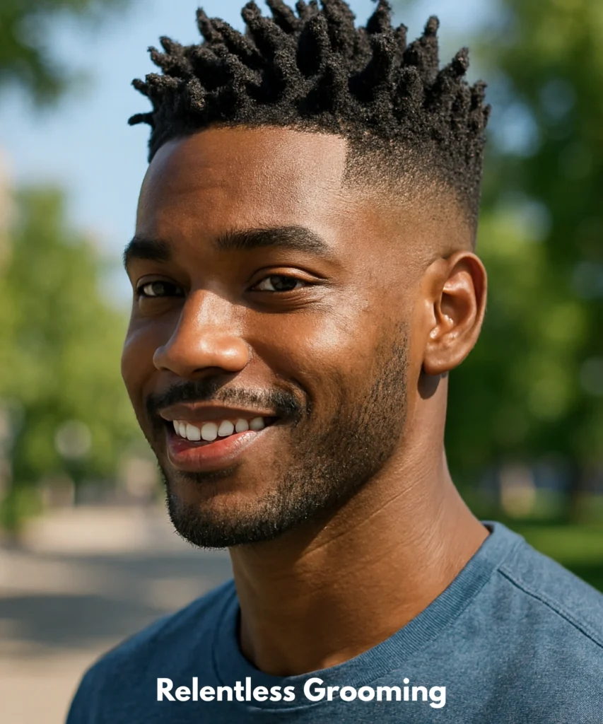 Low Fade with Twists