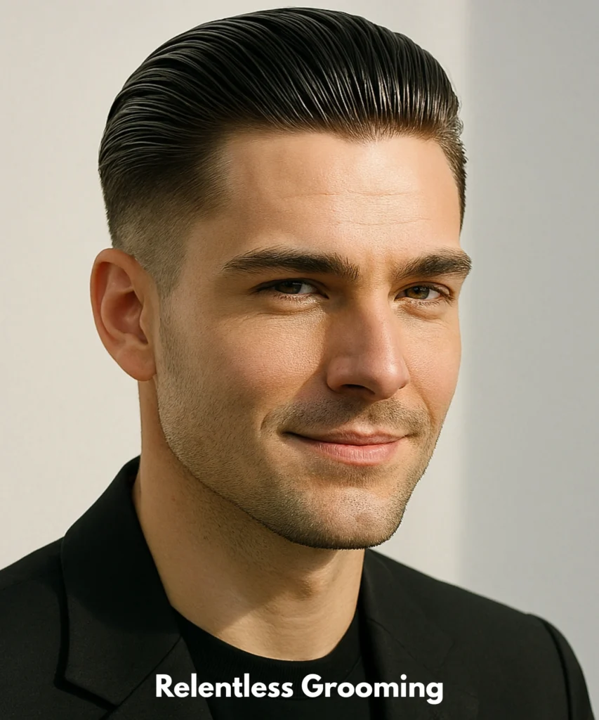 Low Taper with Straight Slick Back