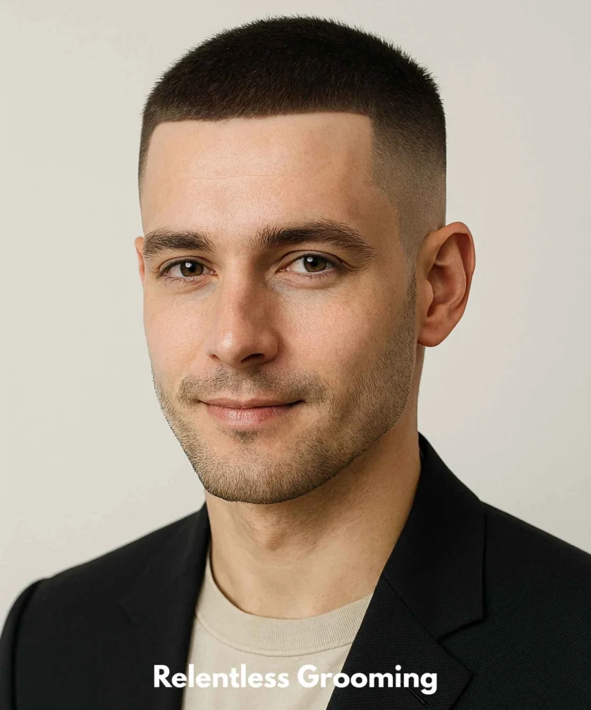 Buzz Cut Men: Sleek Haircuts for a Confident Look 18 Taper Fade Buzz Cut