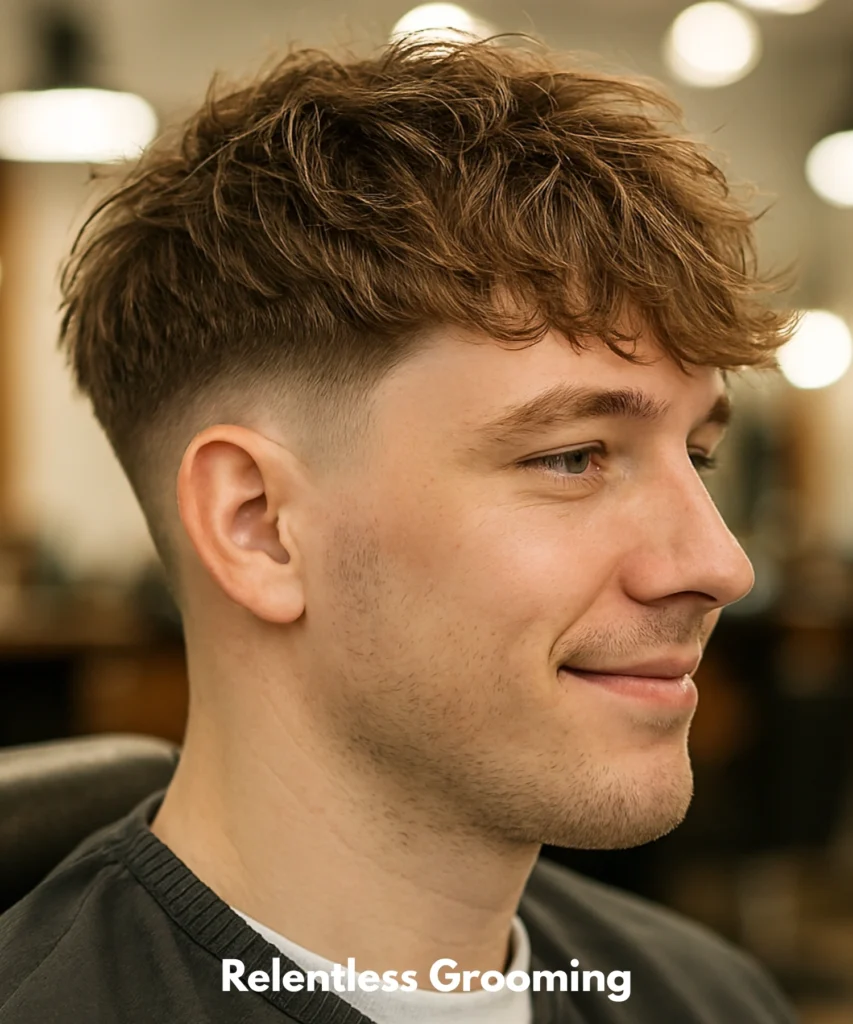 Textured Mop Top Low Fade