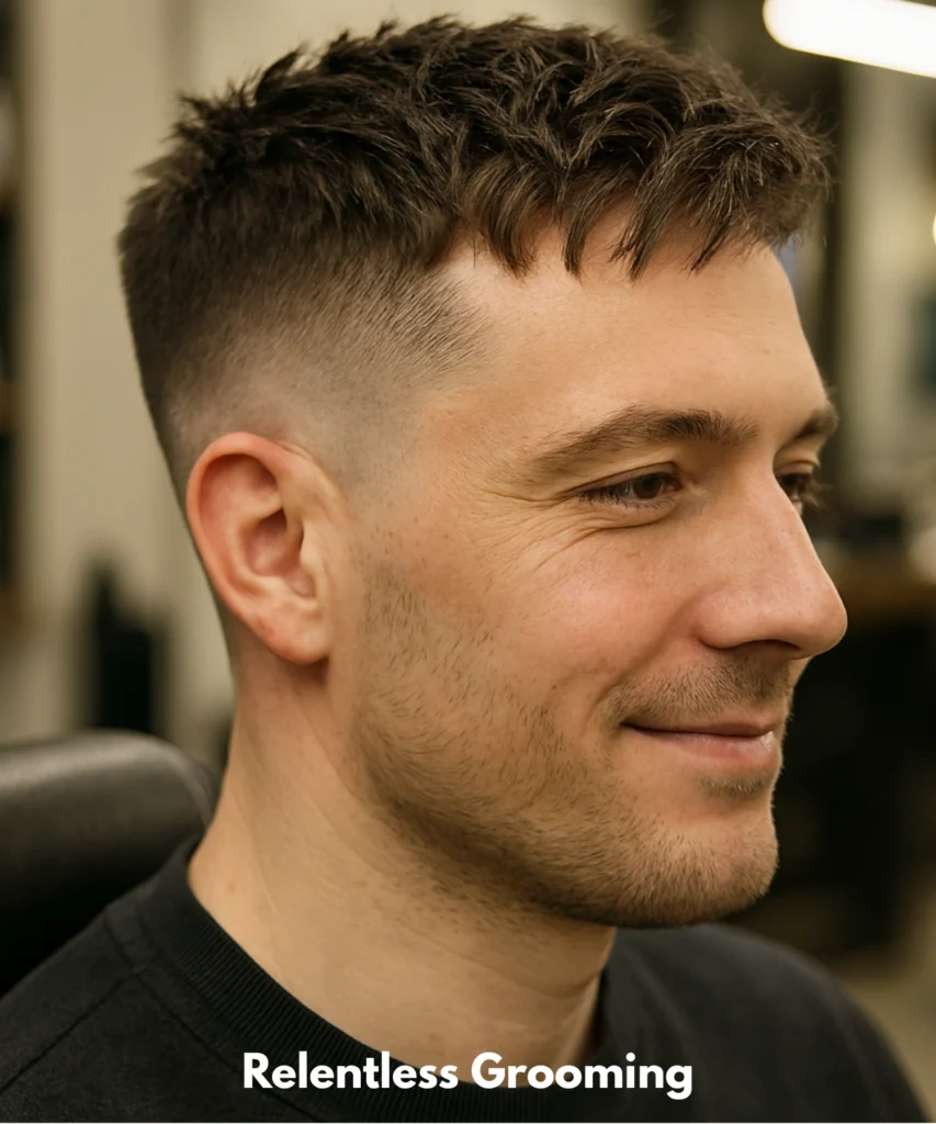 Textured Top Low Fade