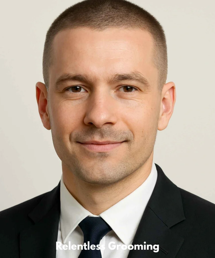 Buzz Cut Men: Sleek Haircuts for a Confident Look 5 The Burr Cut