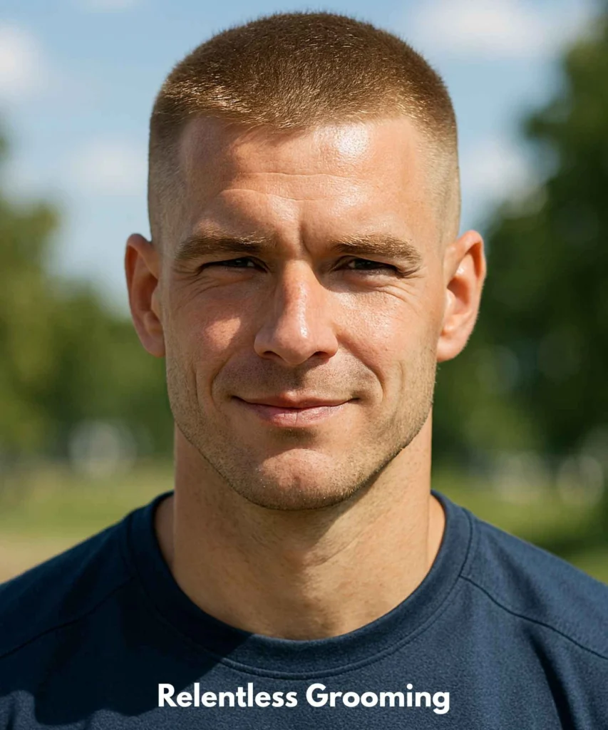 Buzz Cut Men: Sleek Haircuts for a Confident Look 7 The Crew Cut Buzz