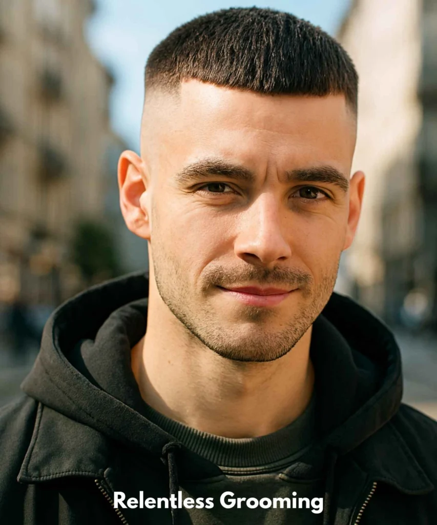 Buzz Cut Men: Sleek Haircuts for a Confident Look 11 The Disconnected Buzz