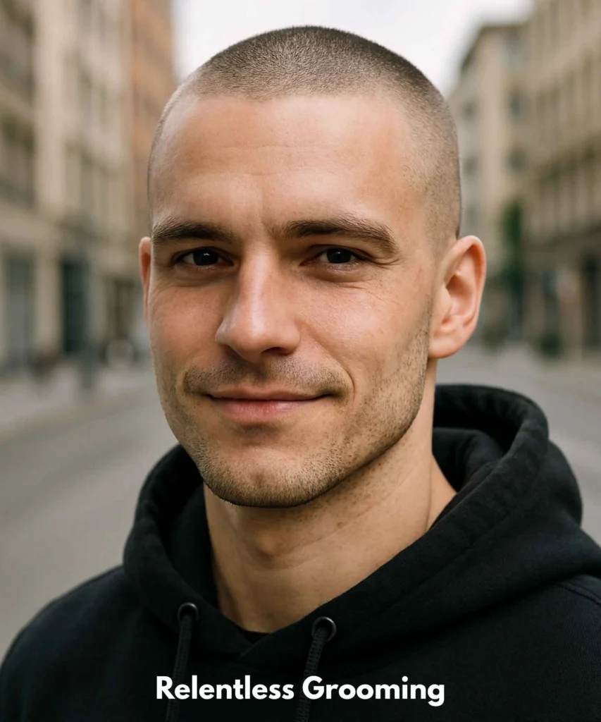 Buzz Cut Men: Sleek Haircuts for a Confident Look 4 The Induction Cut (Zero Buzz)