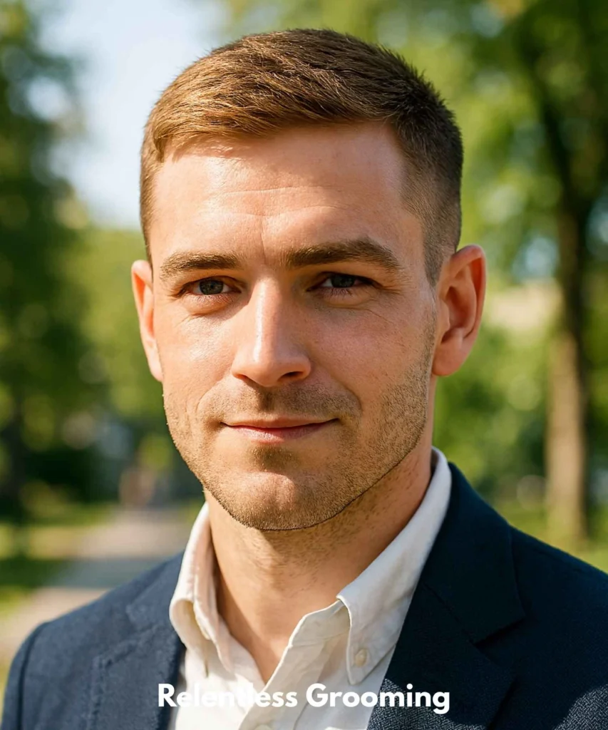 Buzz Cut Men: Sleek Haircuts for a Confident Look 8 The Ivy League Buzz