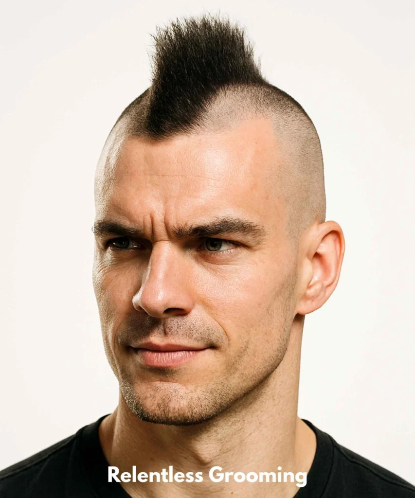 Buzz Cut Men: Sleek Haircuts for a Confident Look 12 The Mohawk Buzz Cut