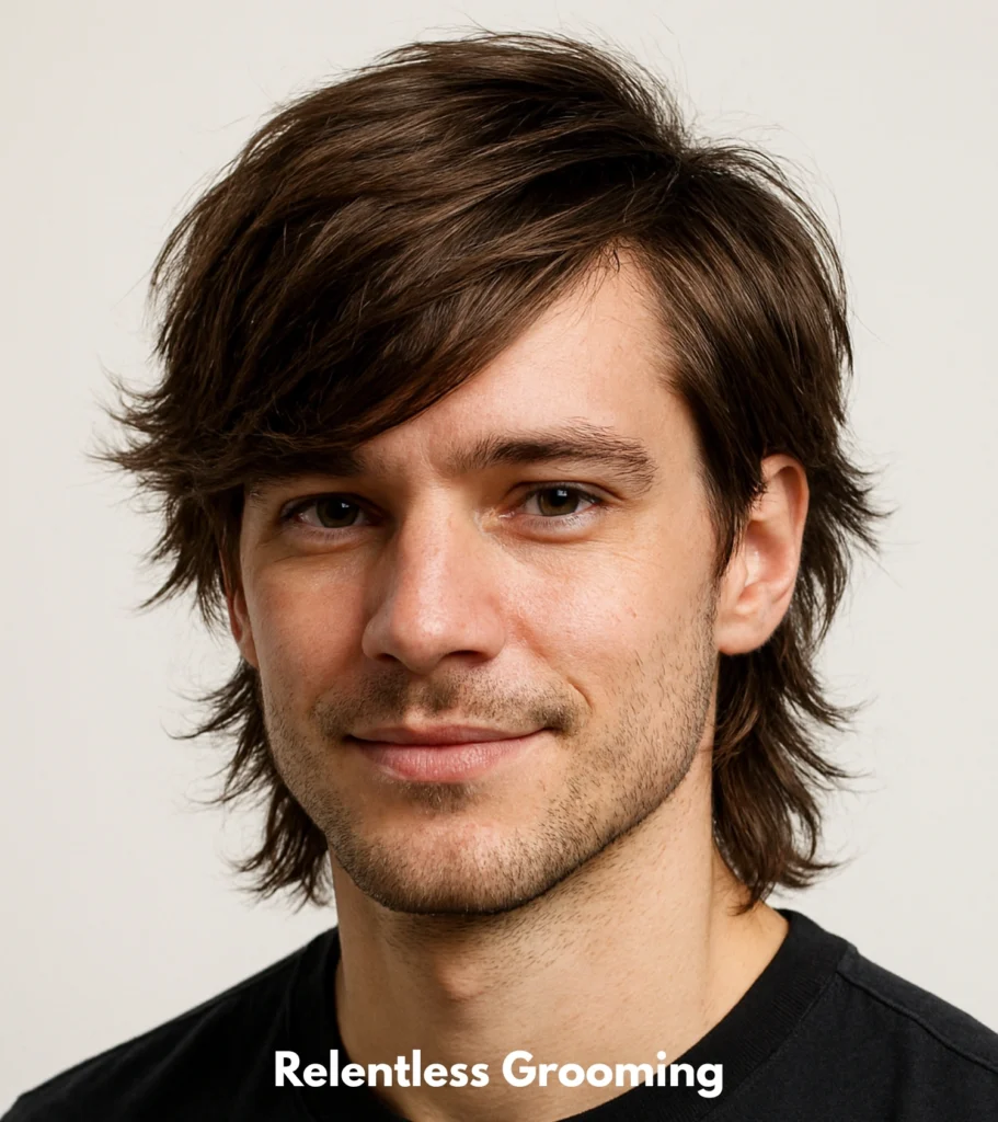 Stylish Side Part Hairstyles Every Man Should Try 16 Wolf Cut Side Part