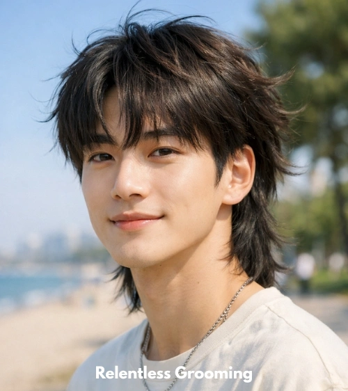 Korean Two-Block Mullet