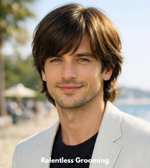 Short Mod Cut: Classic British Hairstyle for Modern Men 9 Long Mod Cut