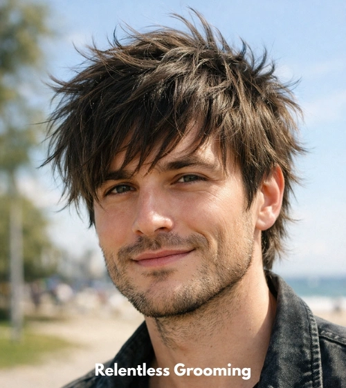 Short Mod Cut: Classic British Hairstyle for Modern Men 12 Messy Mod Cut