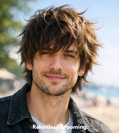 Short Mod Cut: Classic British Hairstyle for Modern Men 8 Shaggy Mod