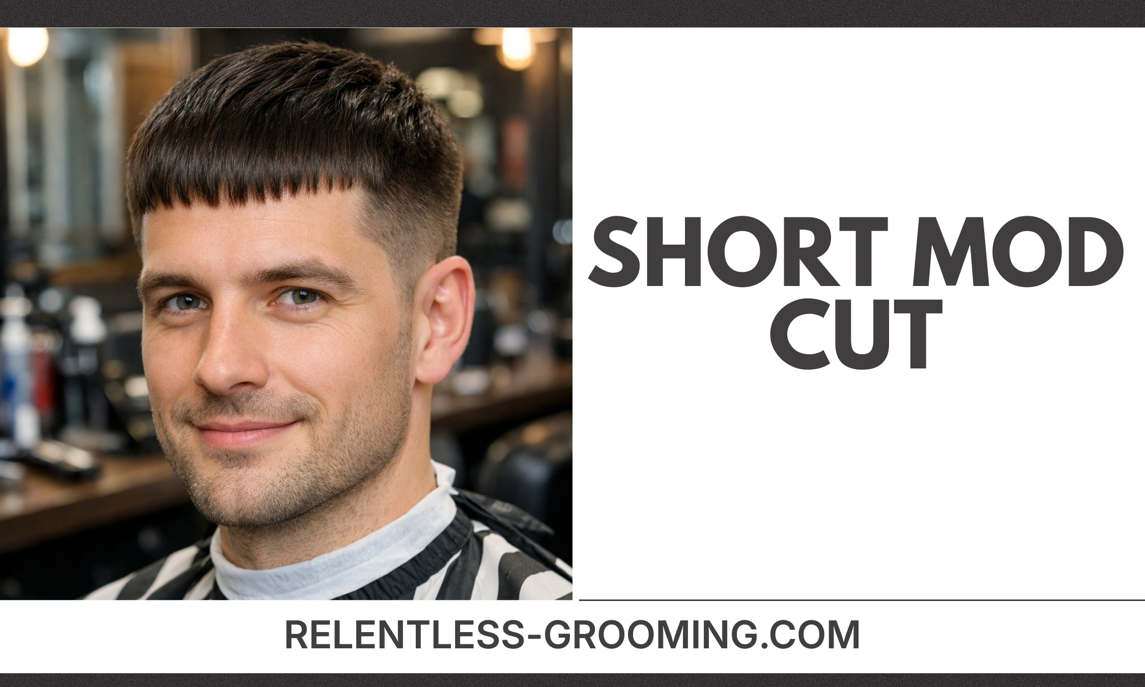 Short Mod Cut: Classic British Hairstyle for Modern Men