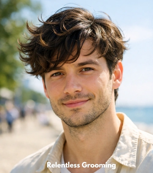 Short Mod Cut: Classic British Hairstyle for Modern Men 6 Wavy Mod Cut