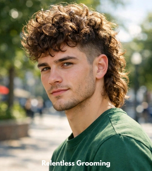 Curly Mullet Fade: Bold Styles to Upgrade Your Look 10 Curly Wolf Cut Mullet Fade