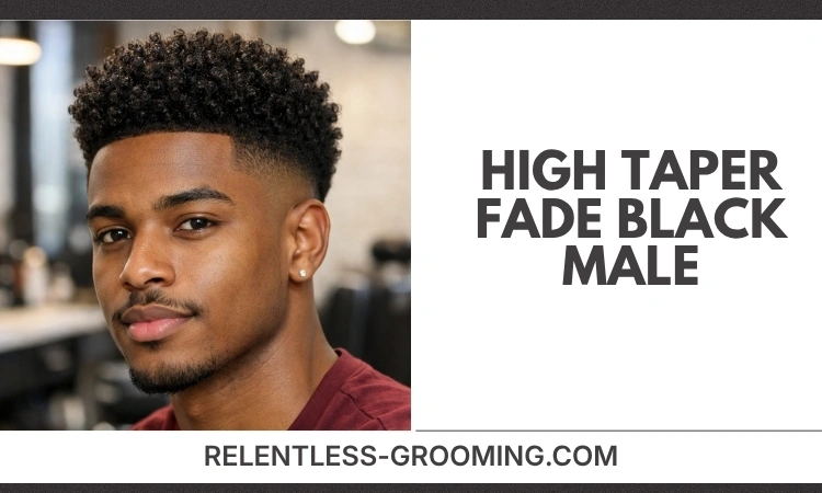 High Taper Fade Black Male