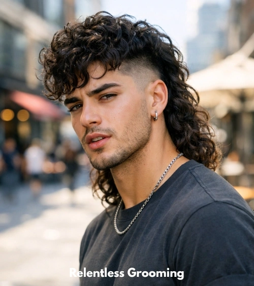 Curly Mullet Fade: Bold Styles to Upgrade Your Look 12 Long Curly Mullet Fade