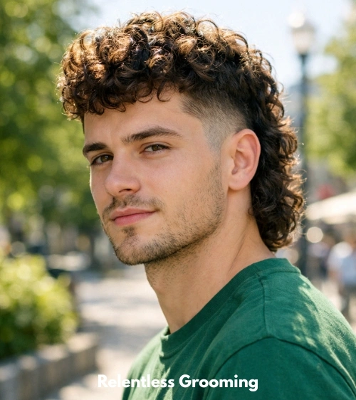 Curly Mullet Fade: Bold Styles to Upgrade Your Look 4 Low Fade Curly Mullet