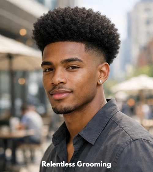 Low Taper Fade + Afro