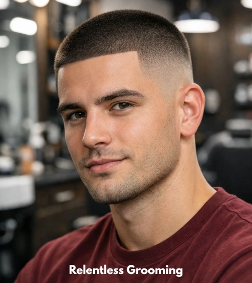 Low Taper Fade + Buzz Cut