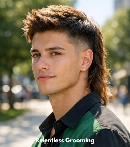 Low Taper Fade + Mullet