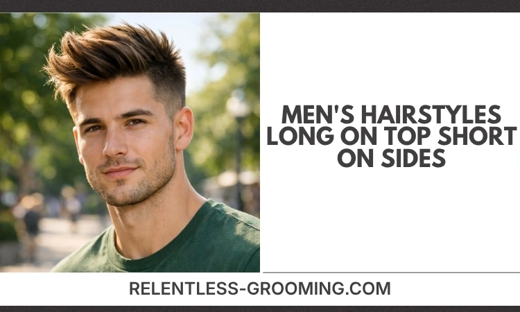 Men's Hairstyles Long on Top Short on Sides
