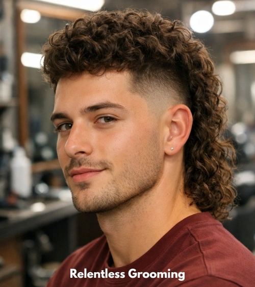 Curly Mullet Fade: Bold Styles to Upgrade Your Look 11 Short Curly Mullet Fade