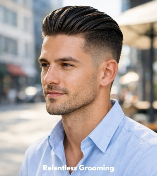 Slicked Back Undercut