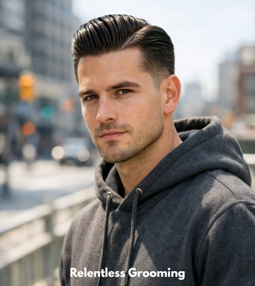 Slick Back Hairstyles That Never Go Out of Style 18 Clean Part Slick Back