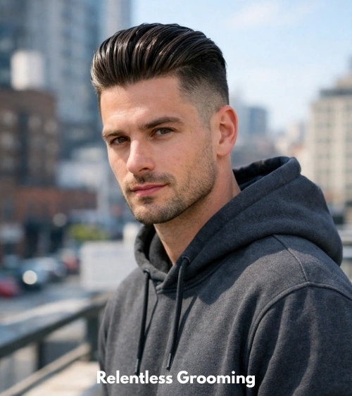 Slick Back Hairstyles That Never Go Out of Style 14 Disconnected Undercut Slick Back