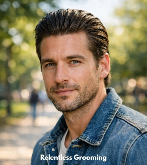 Slick Back Hairstyles That Never Go Out of Style 6 Natural Finish Slick Back